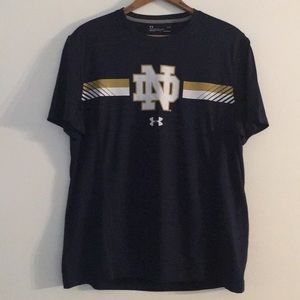 Notre Dame Under Armour T-shirt Size L